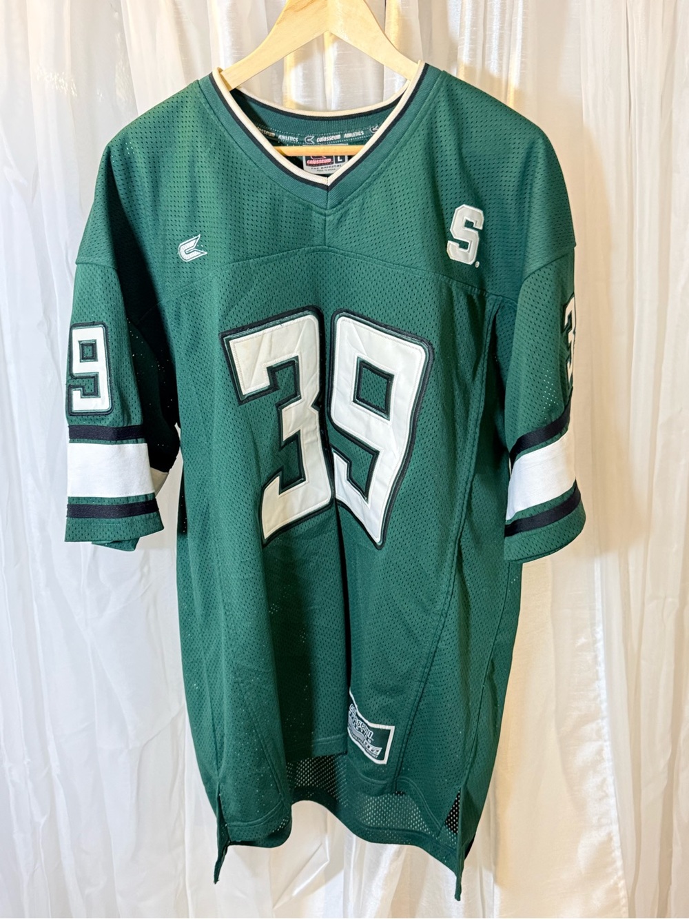 Colosseum Green Football Jersey with White 39